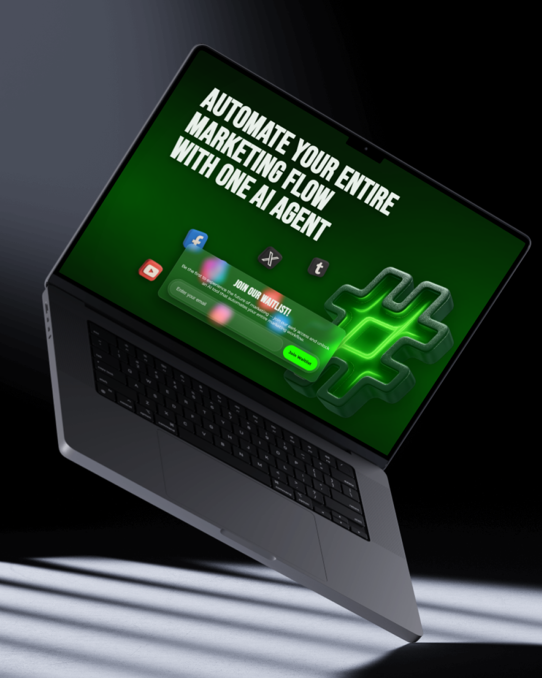 Social Shade AI website preview